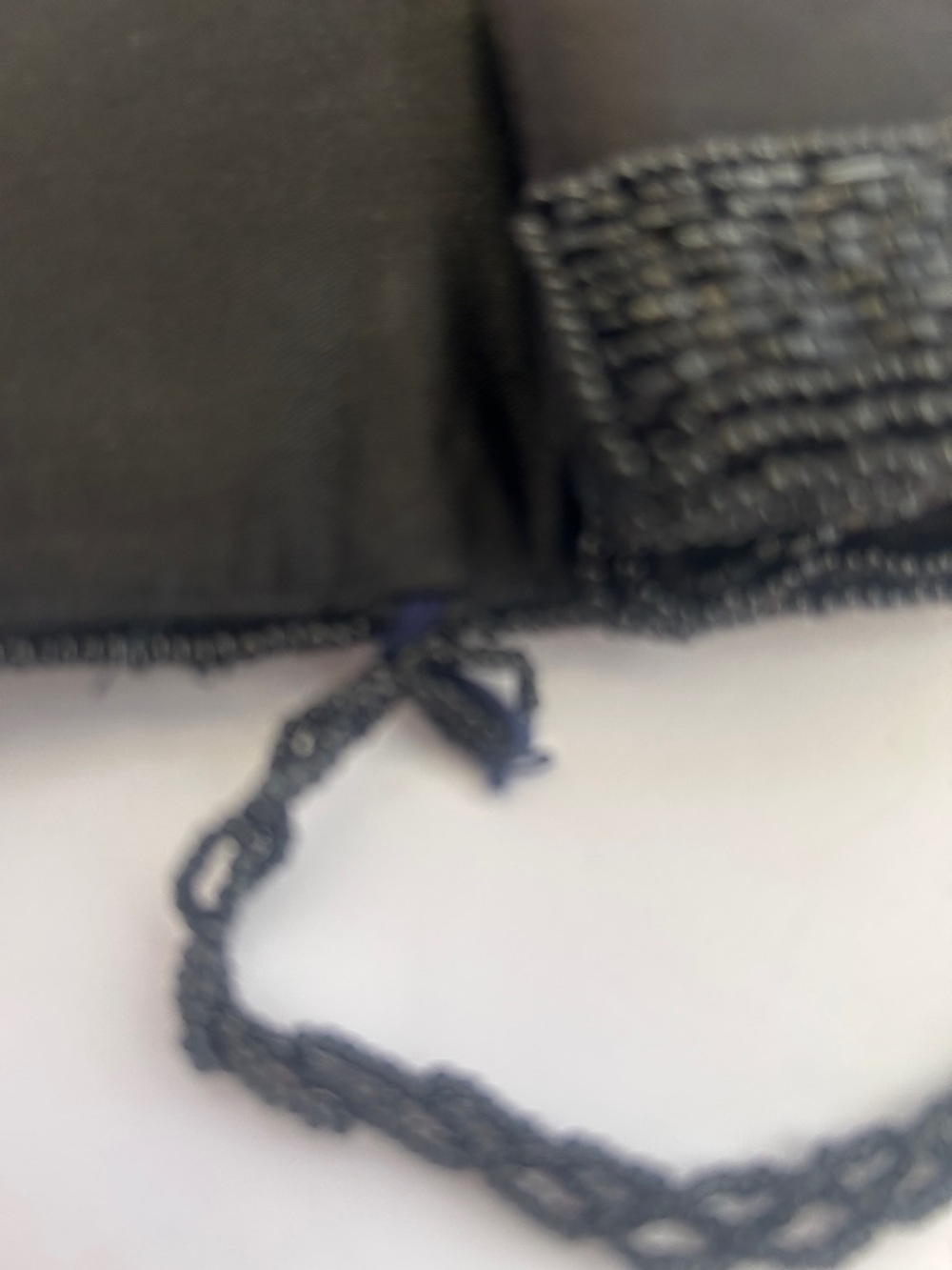 La Regale Black Beaded Crossbody Bag - Picture 3 of 9